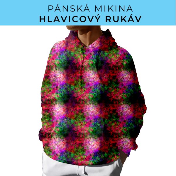 PÁNSKÝ střih - mikina s kapucí