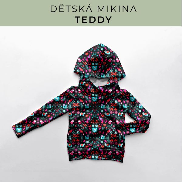 DĚTSKÝ střih - Mikina Teddy