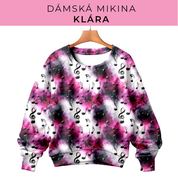 DÁMSKÝ střih - mikina Klára