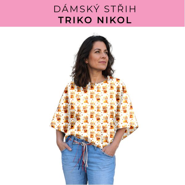 Dámský střih -  triko Nikol