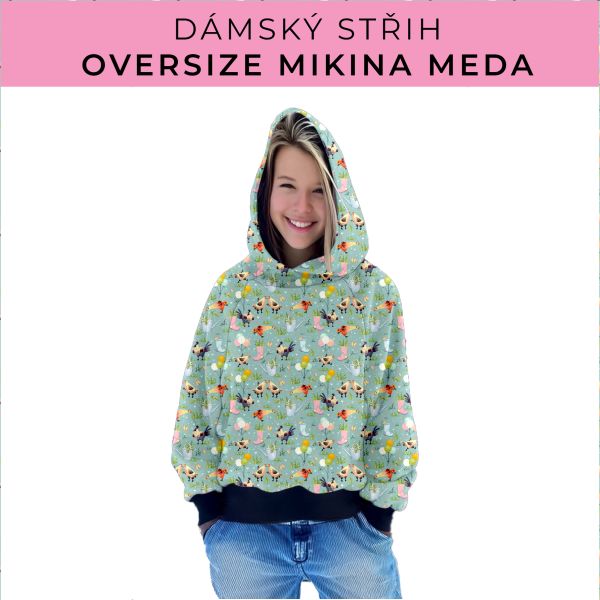 Dámský střih - mikina Meda
