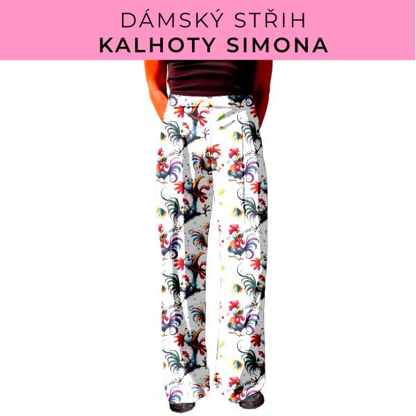 Dámský střih - kalhoty Simona