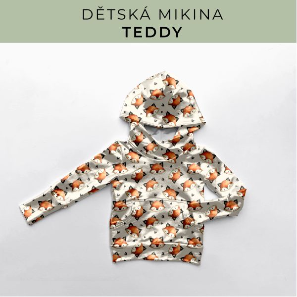 DĚTSKÝ střih - Mikina Teddy