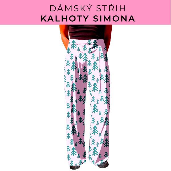 Dámský střih - kalhoty Simona