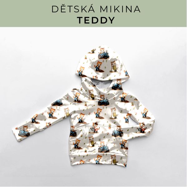 DĚTSKÝ střih - Mikina Teddy