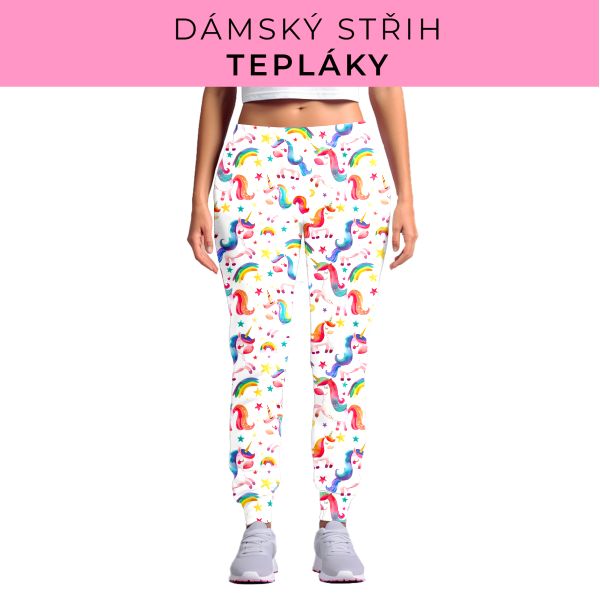 DÁMSKÝ střih - tepláky