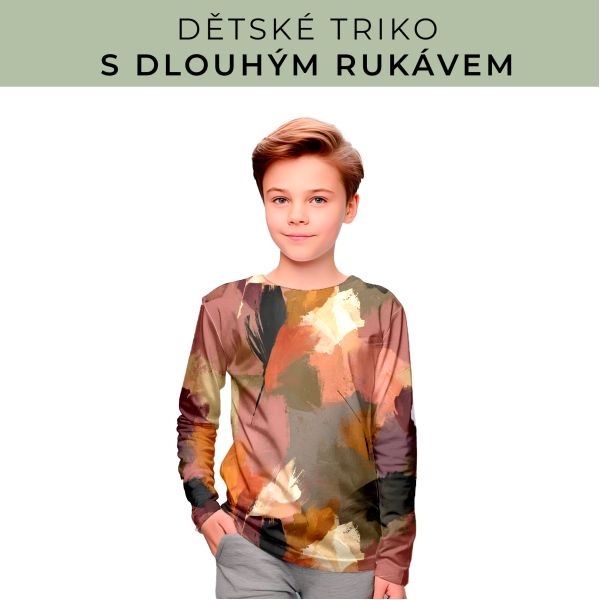 DĚTSKÝ střih - triko dlouhý rukáv