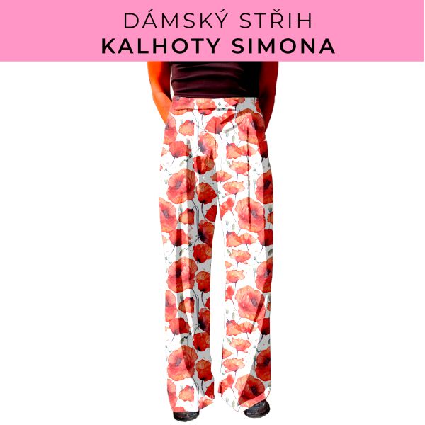 Dámský střih - kalhoty Simona