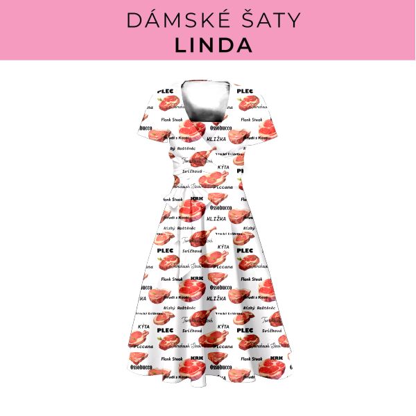 DÁMSKÝ střih - šaty Linda
