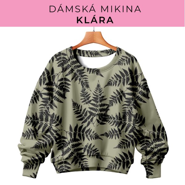DÁMSKÝ střih - mikina Klára