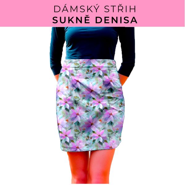 Dámský střih - Dámská sukně Denisa
