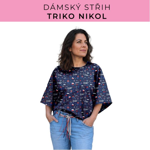 Dámský střih -  triko Nikol
