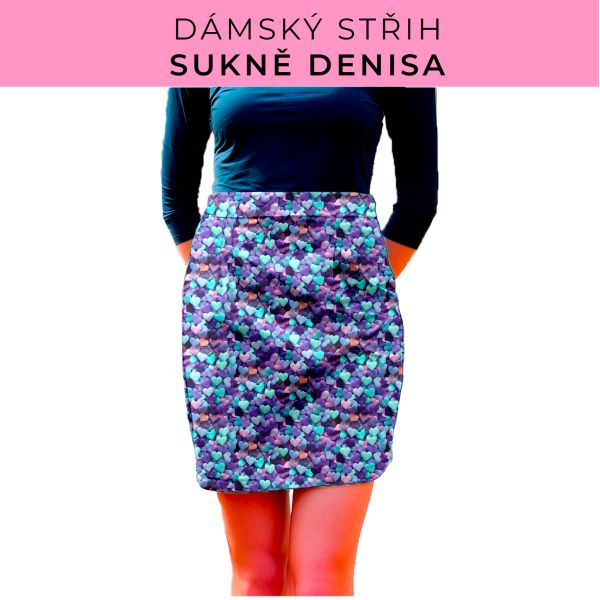 Dámský střih - Dámská sukně Denisa