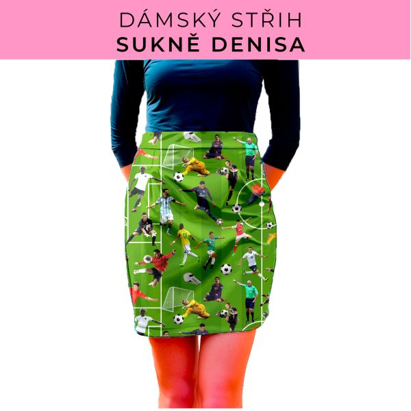 Dámský střih - Dámská sukně Denisa