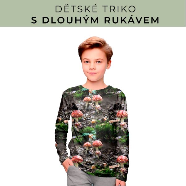 DĚTSKÝ střih - triko dlouhý rukáv