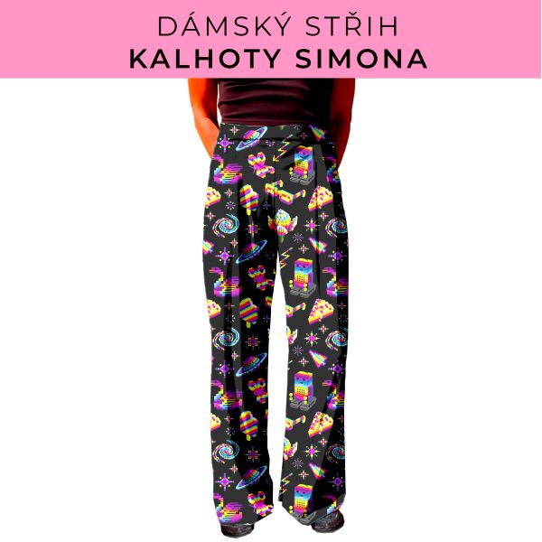 Dámský střih - kalhoty Simona