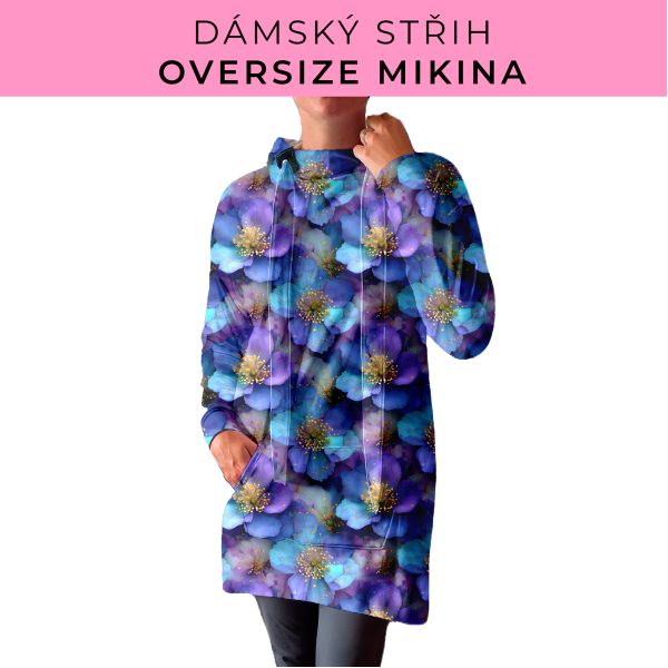 DÁMSKÝ střih - Oversize mikina