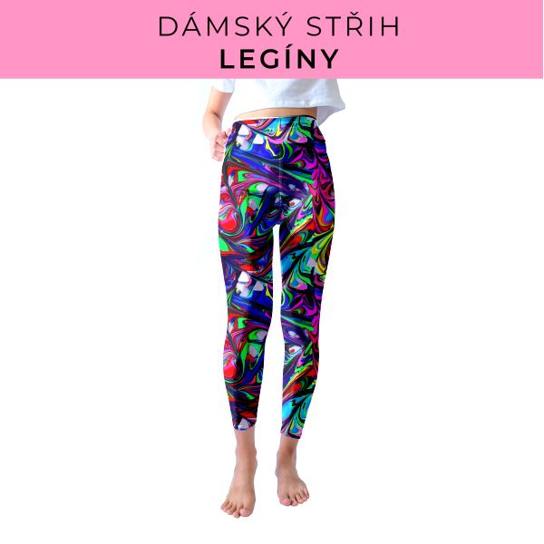DÁMSKÝ střih - legíny SPORT - SLIM FIT