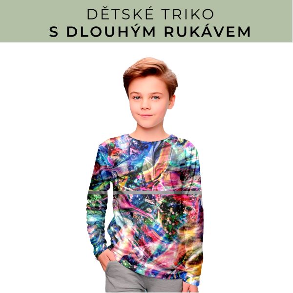 DĚTSKÝ střih - triko dlouhý rukáv