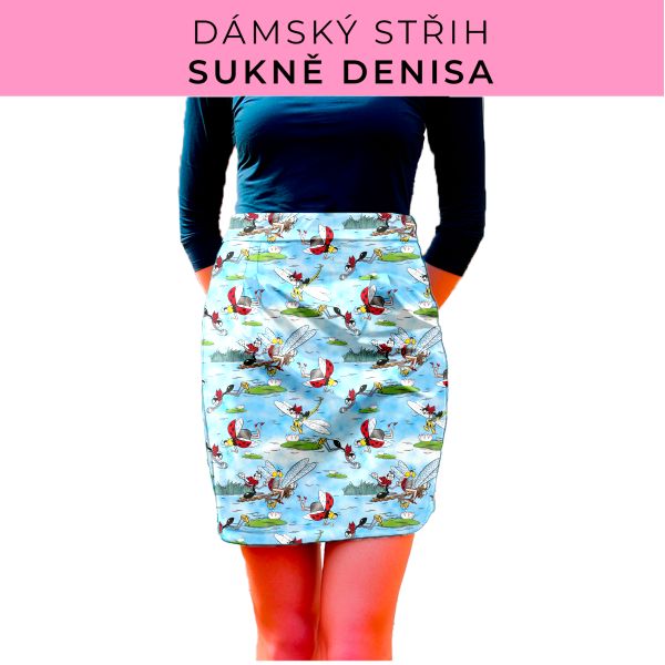 Dámský střih - Dámská sukně Denisa
