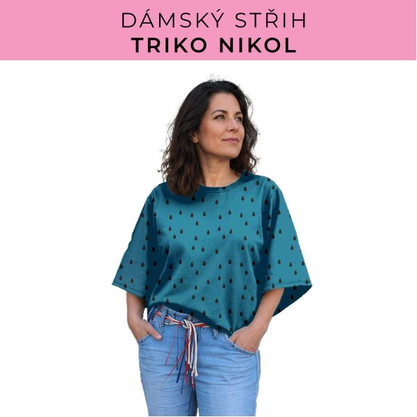 Dámský střih -  triko Nikol
