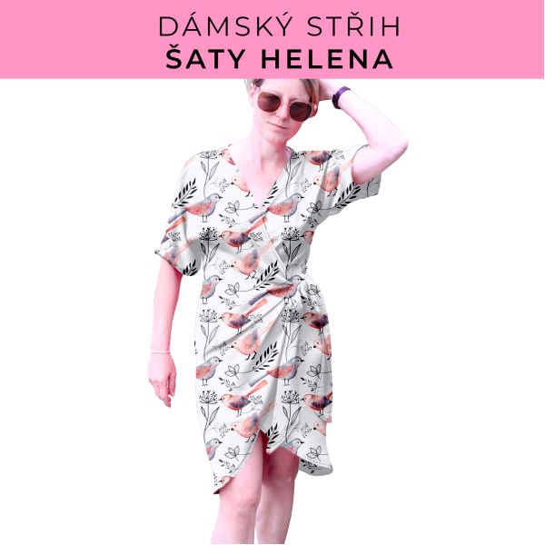 Dámský střih na šaty  Helena