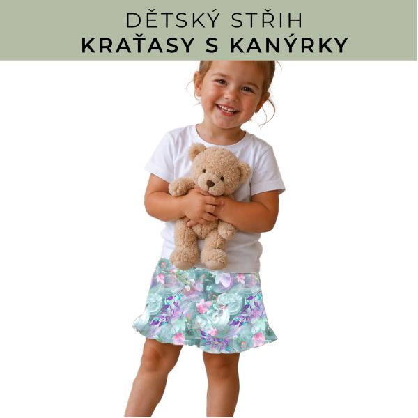 Dětský střih - Kraťásky s kanýrkem