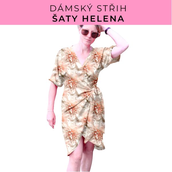 Dámský střih na šaty  Helena