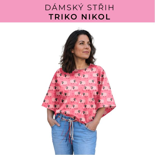 Dámský střih -  triko Nikol