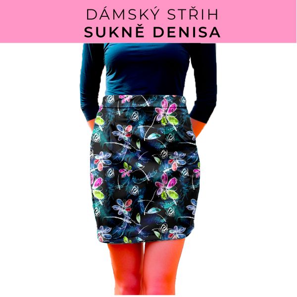 Dámský střih - Dámská sukně Denisa