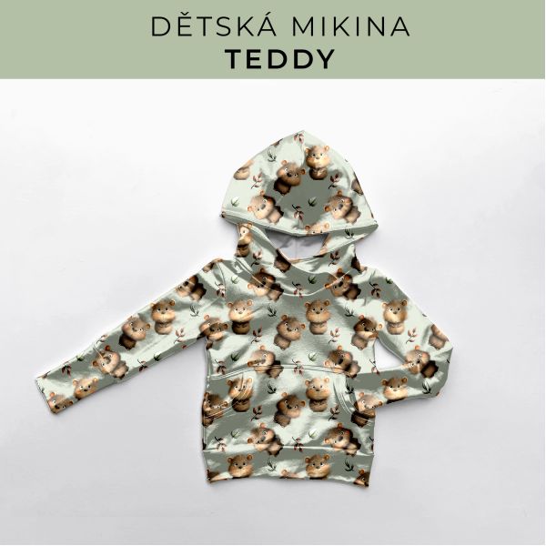 DĚTSKÝ střih - Mikina Teddy