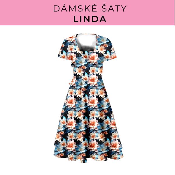 DÁMSKÝ střih - šaty Linda