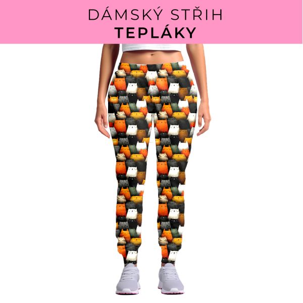 DÁMSKÝ střih - tepláky