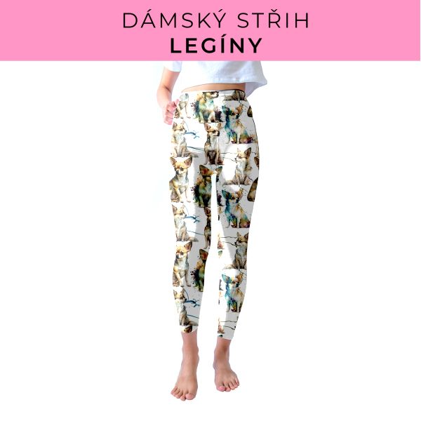 DÁMSKÝ střih - legíny SPORT - SLIM FIT