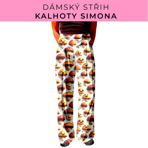 Dámský střih - kalhoty Simona