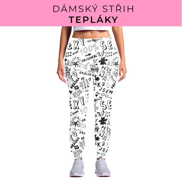 DÁMSKÝ střih - tepláky