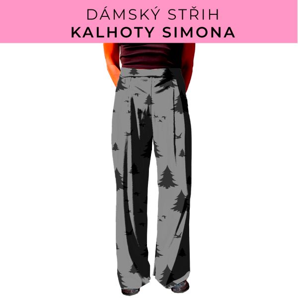 Dámský střih - kalhoty Simona