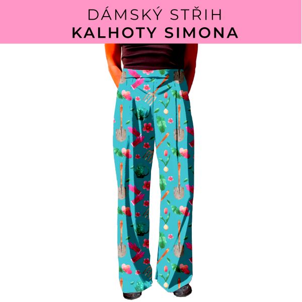 Dámský střih - kalhoty Simona