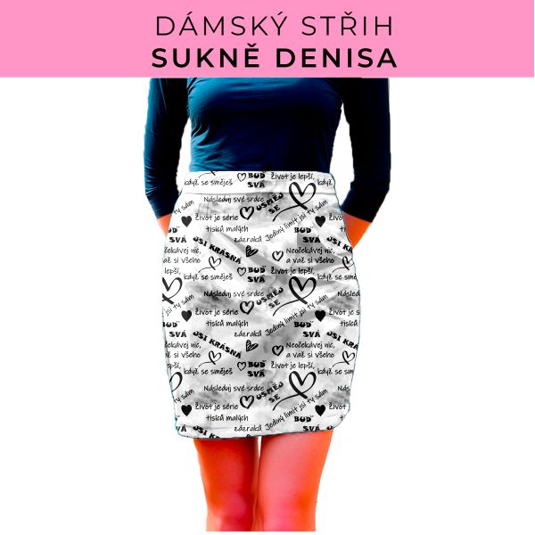 Dámský střih - Dámská sukně Denisa