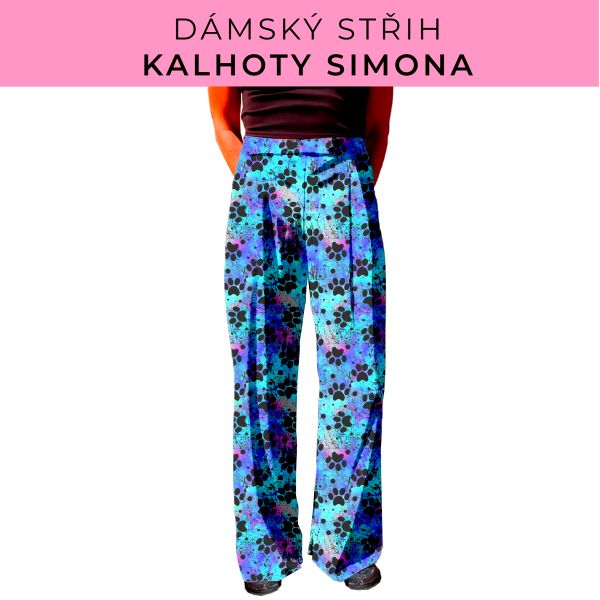 Dámský střih - kalhoty Simona