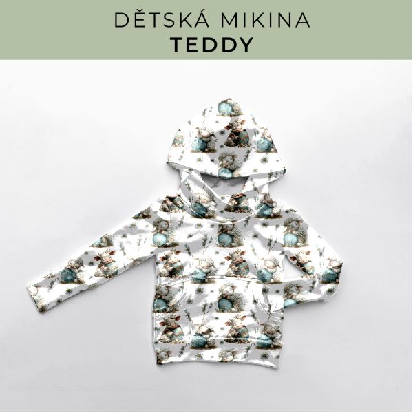 DĚTSKÝ střih - Mikina Teddy