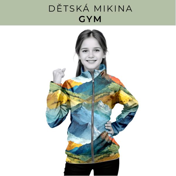 Dětská střih - mikina GYM
