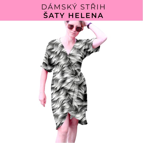 Dámský střih na šaty  Helena