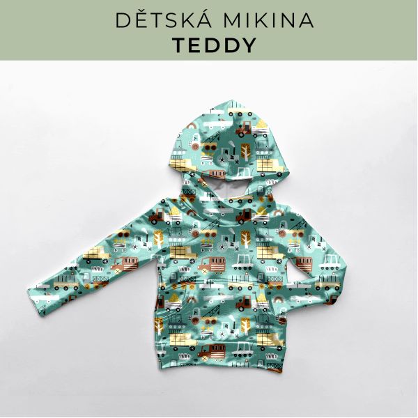DĚTSKÝ střih - Mikina Teddy