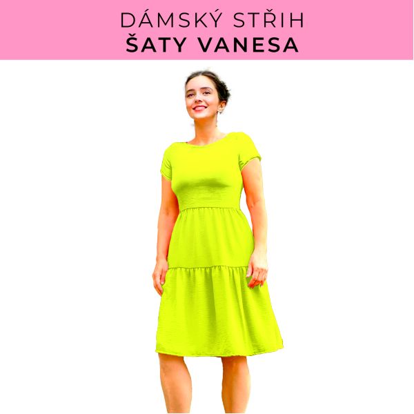 Dámský střih šaty Vanesa