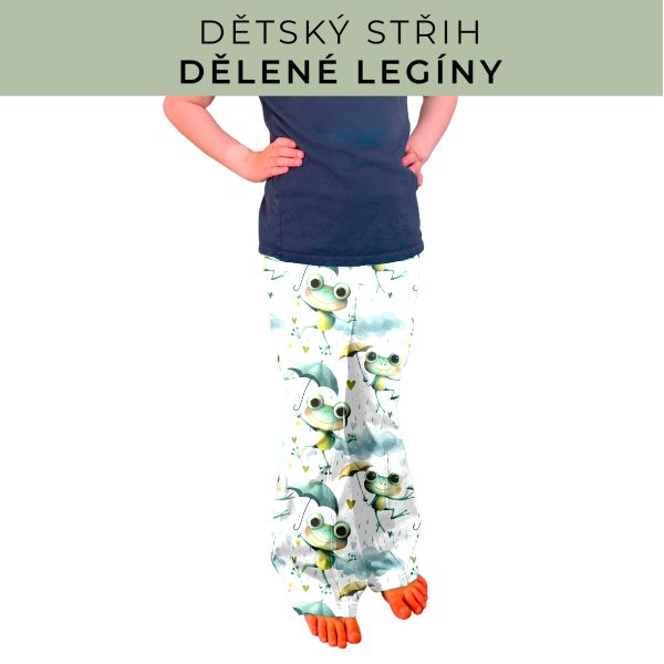 Dětský střih - Dělené legíny