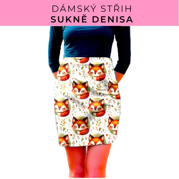 Dámský střih - Dámská sukně Denisa
