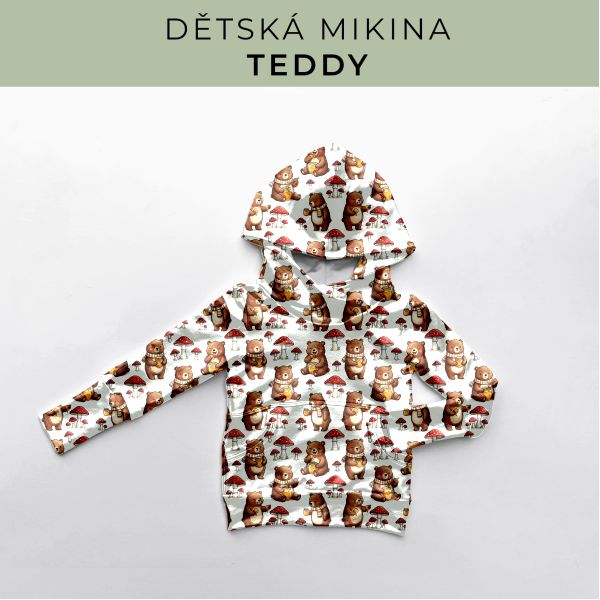 DĚTSKÝ střih - Mikina Teddy