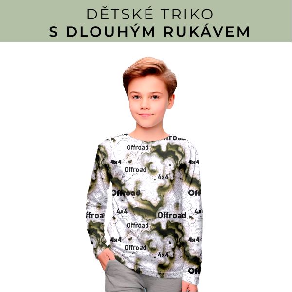 DĚTSKÝ střih - triko dlouhý rukáv