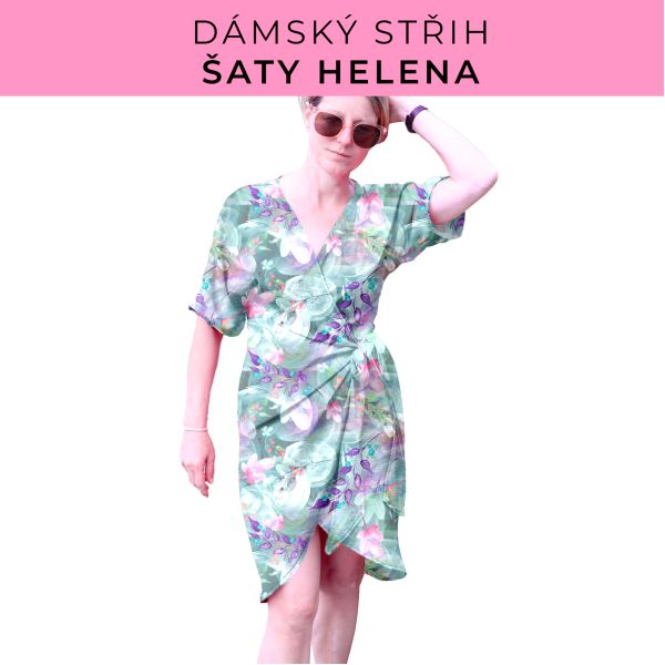 Dámský střih na šaty  Helena